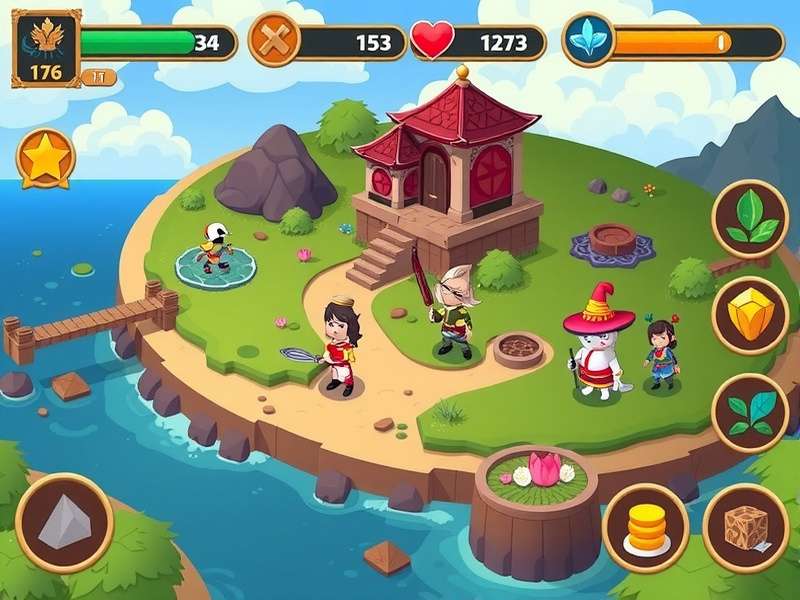 Lotus Champion Quest Game Screenshot